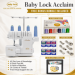 Baby Lock Acclaim serger machine bonus bundle