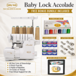 Baby Lock Accolade serger machine bonus bundle