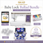 Baby Lock Ballad sewing machine bonus bundle