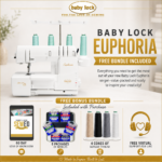 Baby Lock Euphoria serger machine bonus bundle
