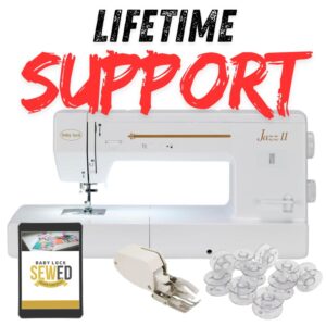 Baby Lock Jazz 2 sewing machine and quilting machine with bundle