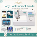 Baby Lock Jubilant sewing machine bonus bundle
