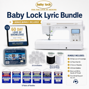 Baby Lock Lyric sewing machine bonus bundle