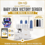 Baby Lock Victory serger machine bonus bundle