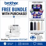 Brother Pacesetter PS3734T serger bonus bundle