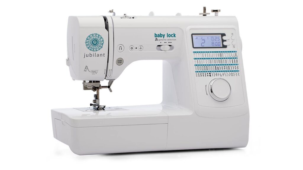 Convenient accessory storage Baby Lock Jubilant Sewing Machine Wide variety of sewing stitches Baby Lock Jubilant Sewing Machine