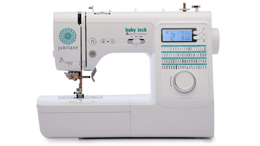 Easy bobbin winding system Baby Lock Jubilant Sewing Machine Advanced feed system Baby Lock Jubilant Sewing Machine