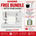 Janome HD1000 sewing machine bonus bundle