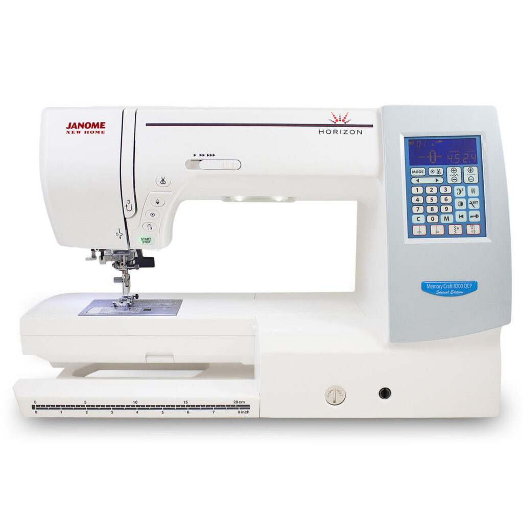 Discover the features of Janome Horizon Memory Craft 8200QCP Special Edition