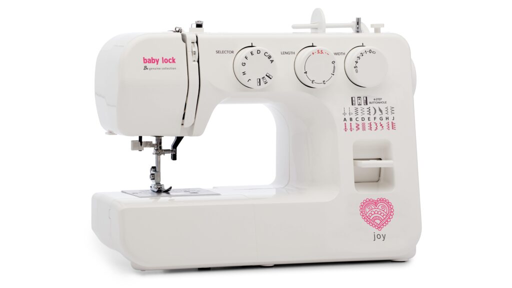 Craft with joy and precision using Baby Lock Joy machines.