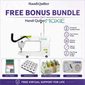 Handi Quilter Moxie longarm bonus bundle