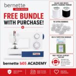 bernette 05 ACADEMY sewing machine bonus bundle