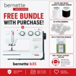 bernette 35 sewing machine bonus bundle