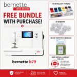 bernette b79 sewing machine bonus bundle