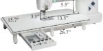 Janome Continental M6 quilting machine for quilt binding techniques