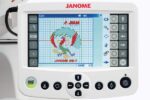 Janome MB7 multi-needle embroidery machine for textiles