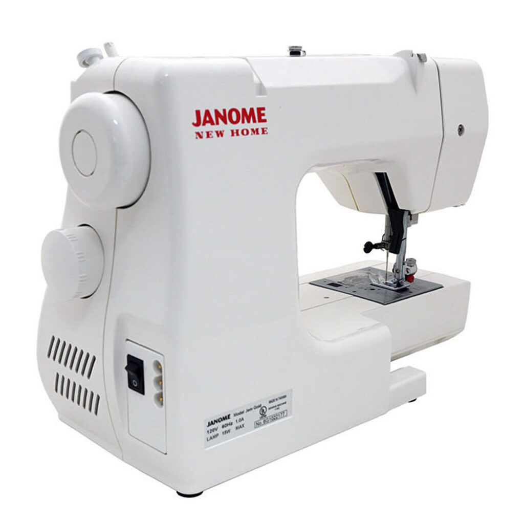 Jem Gold 660 sewing machine with adjustable stitch length Jem Gold 660 sewing machine with 6 built-in buttonhole styles