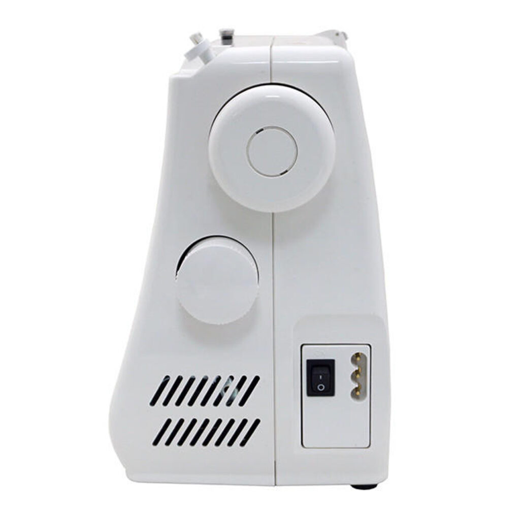 Jem Gold 660 sewing machine with free-arm capability Jem Gold 660 sewing machine with adjustable stitch width