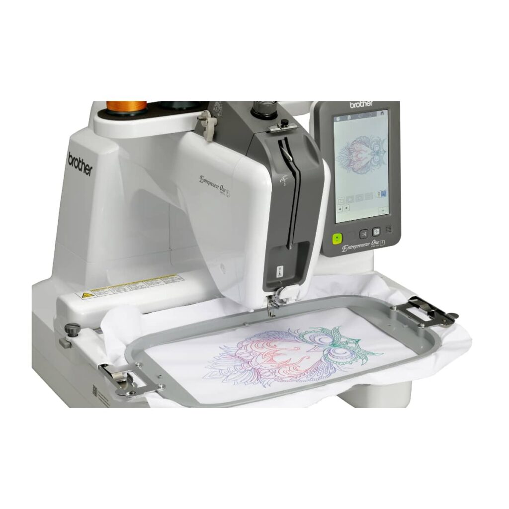 Customizable needle positions Brother Entrepreneur One PR1X Embroidery Machine