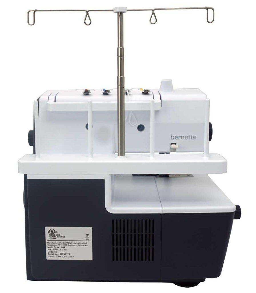 Versatile serging options in Bernette 44 FUNLOCK Serger Machine