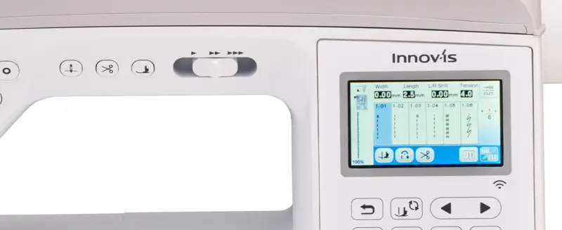 Advanced sewing features Brother Innov-ís NQ3550W Machine