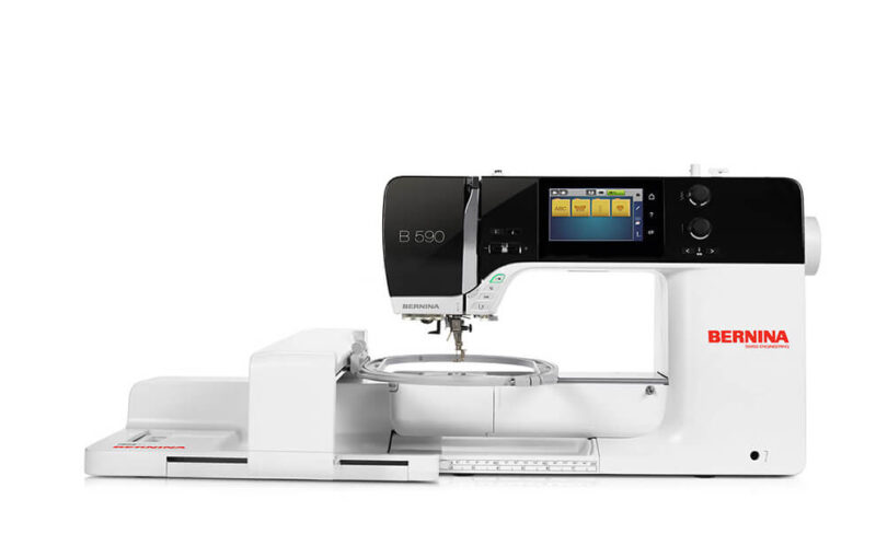 Modern features for sale Bernina 590 E Sewing Machine Entry-level to professional embroidery Bernina 590 E