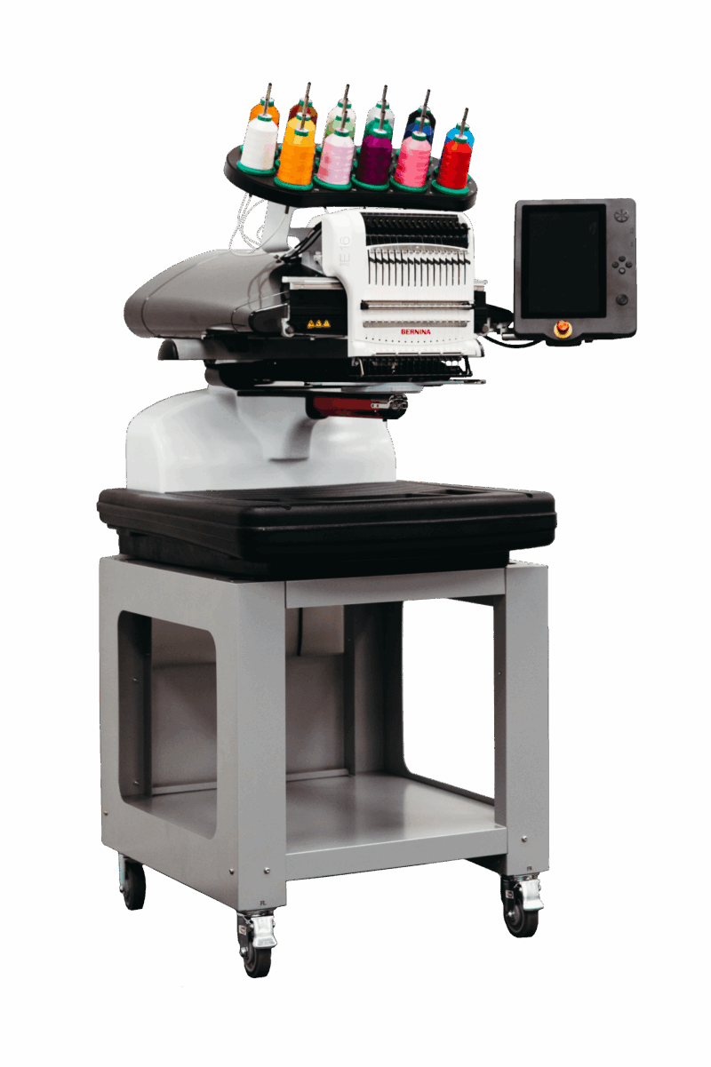 Sophisticated and efficient embroidery achieved with Bernina E16 Pro system Limited stock alert for highly sought-after Bernina E16 Pro System