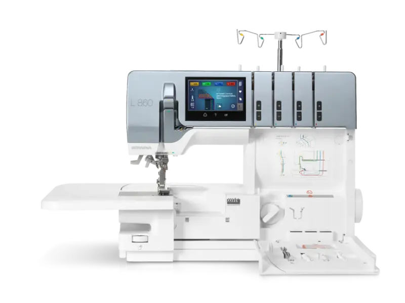 Discover Bernina L 860 Overlock Machine’s superior coverstitching capabilities