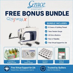 Grace Company Q'nique 16X longarm bonus bundle