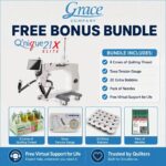 Grace Company Q'nique 21X Elite longarm bonus bundle