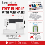 bernette 08 Straight Stitch sewing machine bonus bundle