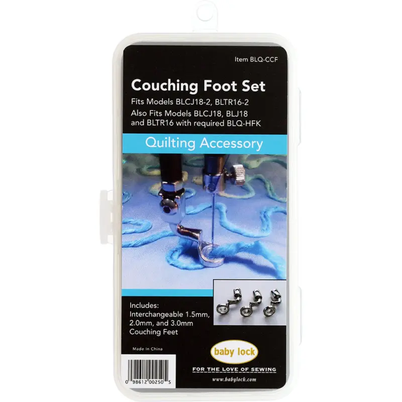 Essential Baby Lock Creative Couching Foot Set quilting tool