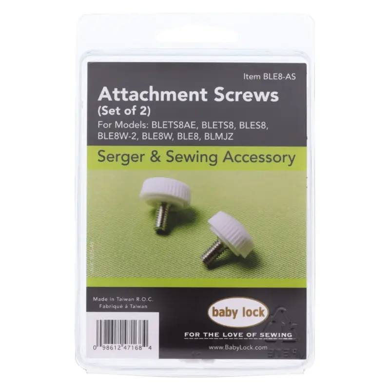 Get genuine Baby Lock Attachment Screws for your project