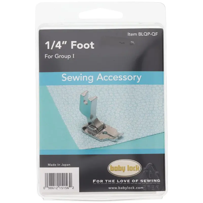 Upgrade your quilting tools with Baby Lock ¼” Quilting Foot