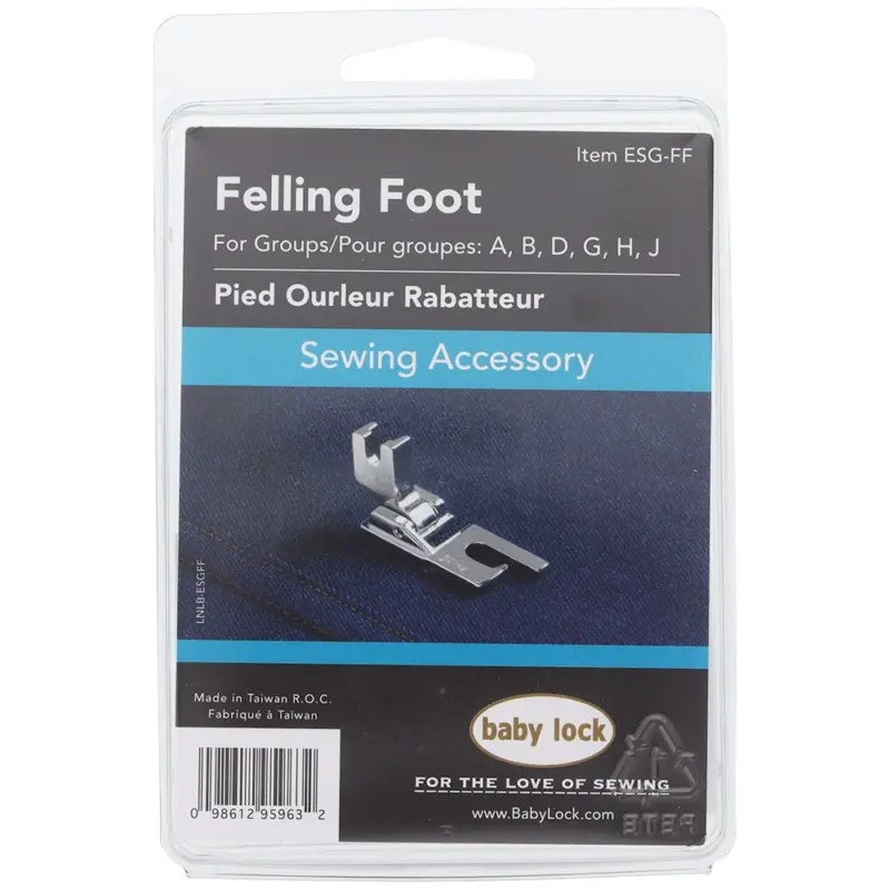 Baby Lock Felling Foot for professional seamstresses and tailors
