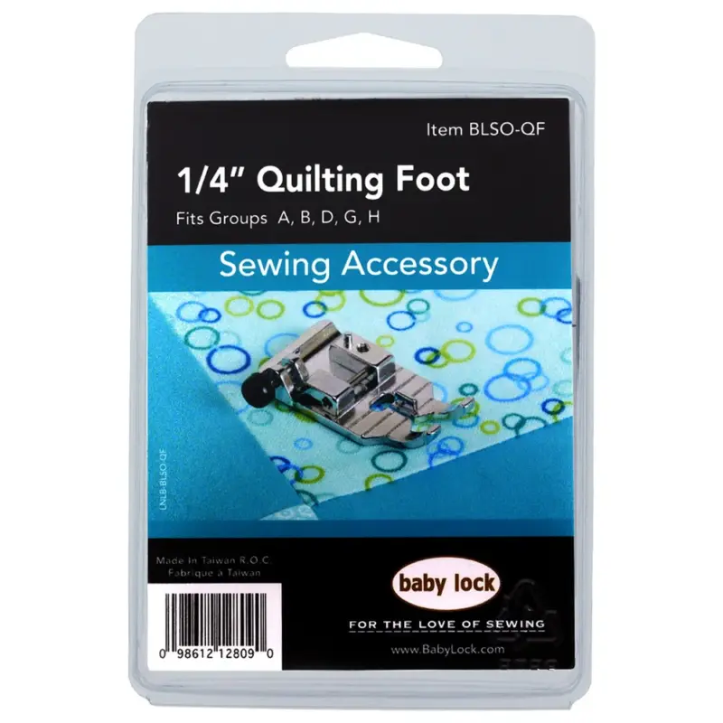 Precise quarter inch Baby Lock Quilting Foot for sale