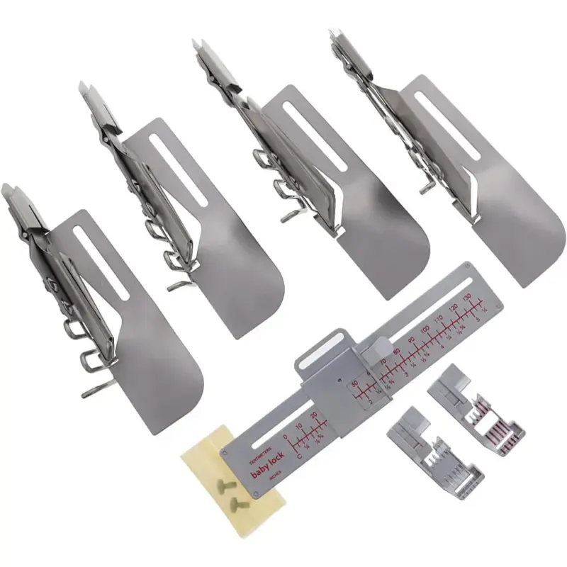 Upgrade your sewing machine with Baby Lock 7 Piece Foot Accessory Upgrade Kit