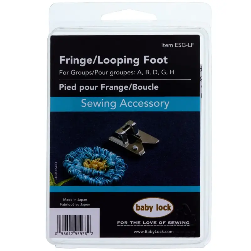 New Baby Lock Fringe Looping Foot for sale online