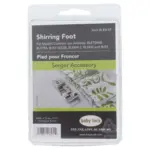 Use Baby Lock Shirring Foot for easy fabric manipulation