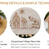 Kimberbell gingerbread christmas embroidery event