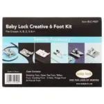 Professional sewing accessory Baby Lock Creative Foot Kit available now