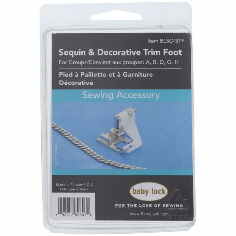 Durable Baby Lock Sequin Decorative Trim Foot shop online now