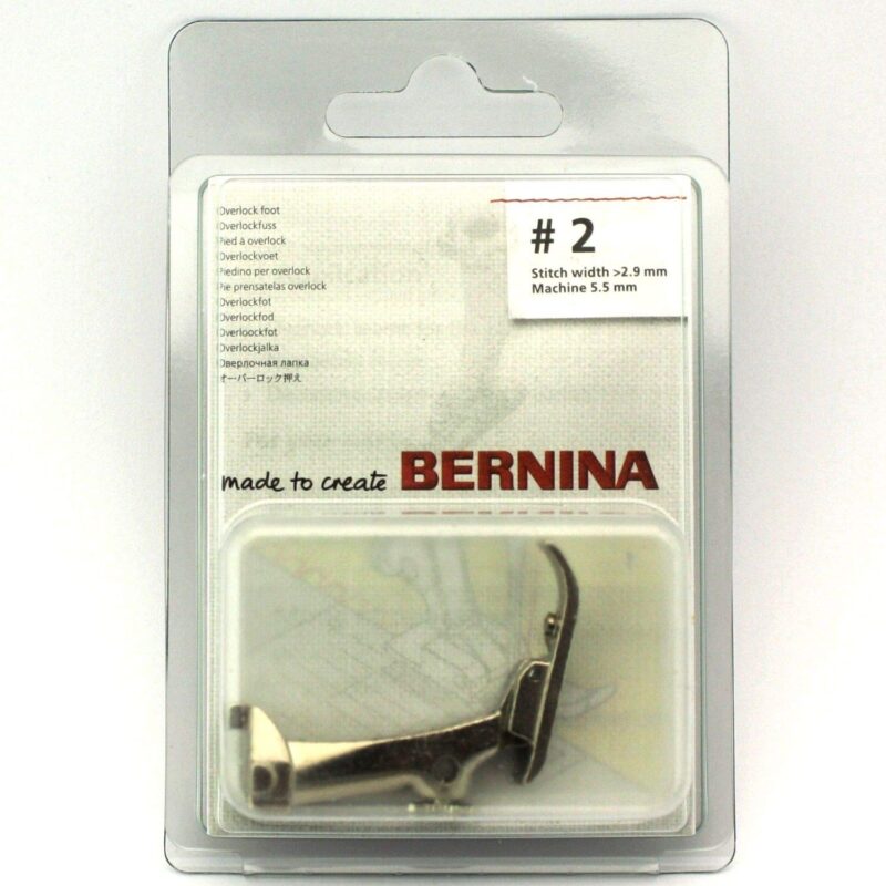 Version 1.0.0 Quality BERNINA #2 Overlock Foot available for immediate order online