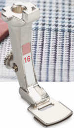 Deals on BERNINA #16 Gathering Foot with Slide for efficient sewing Online best BERNINA #16 Gathering Foot with Slide for home sewing
