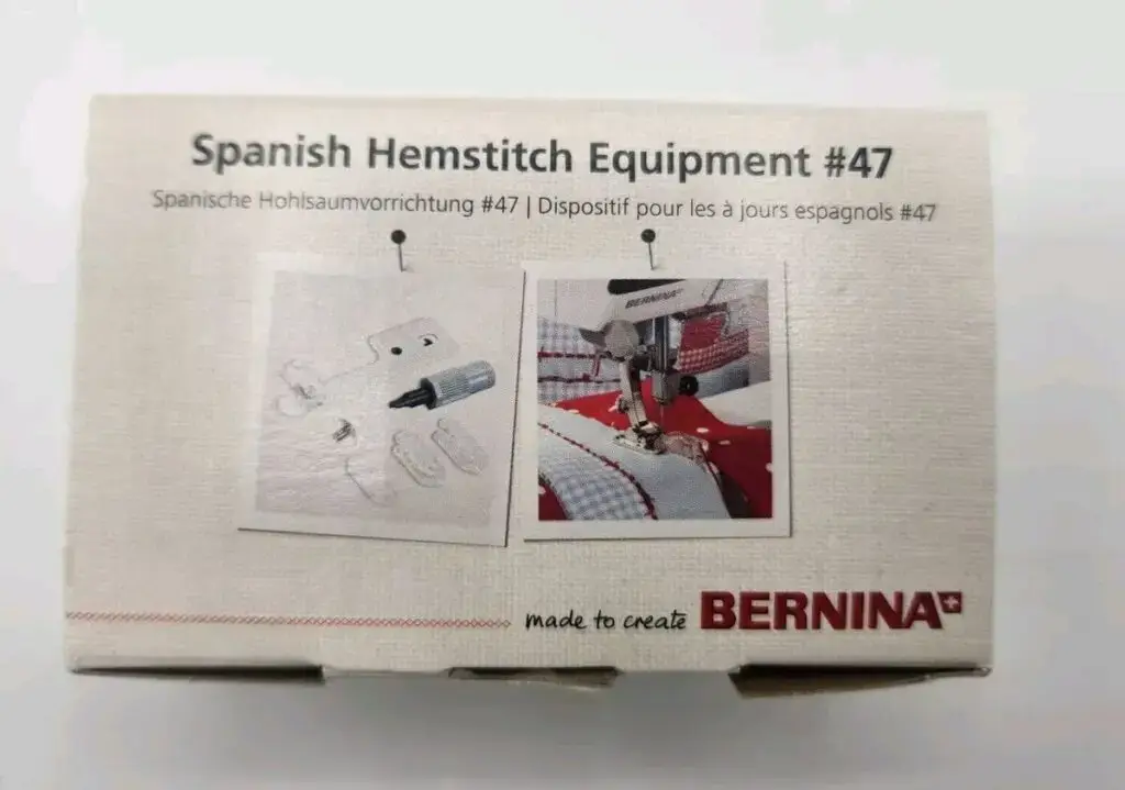 Quality BERNINA #47 Spanish Hemstitch Attachment available for immediate order