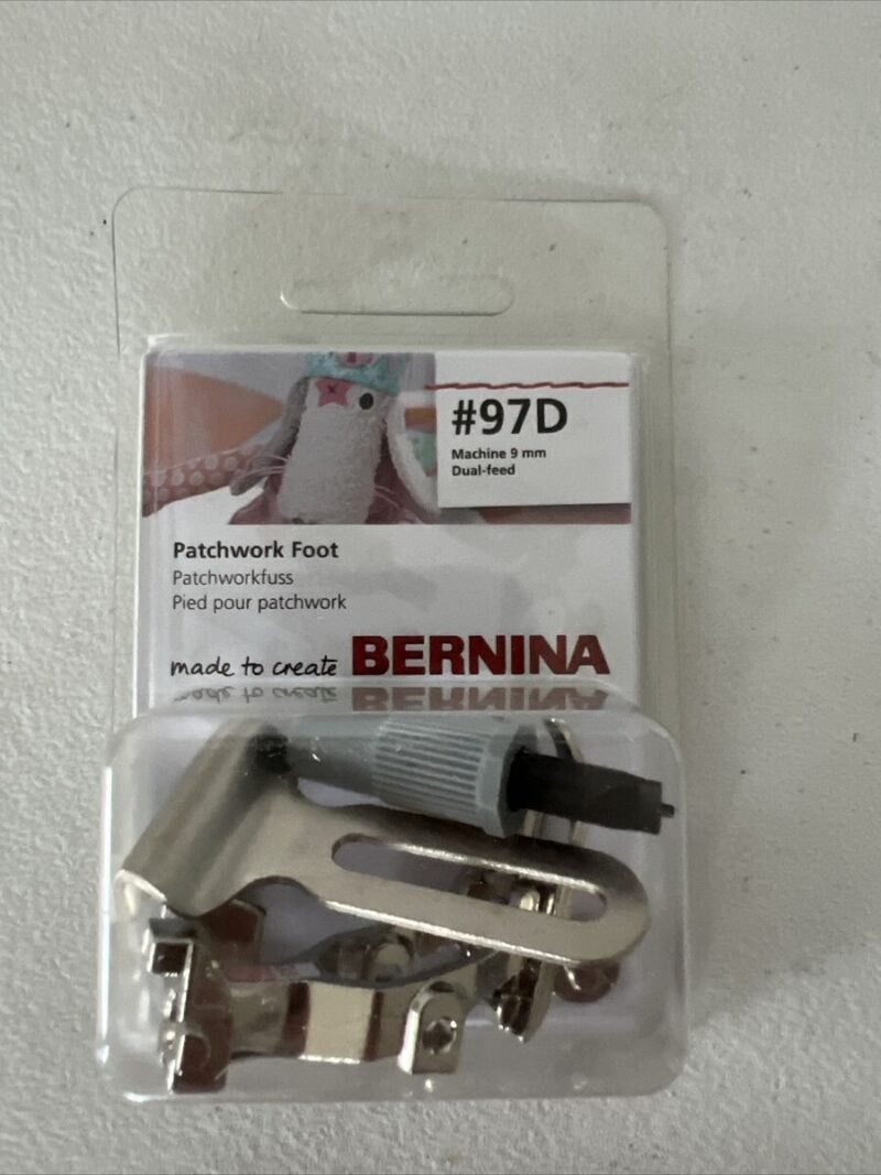 Upgrade your quilting tools BERNINA #97D Patchwork Foot now available