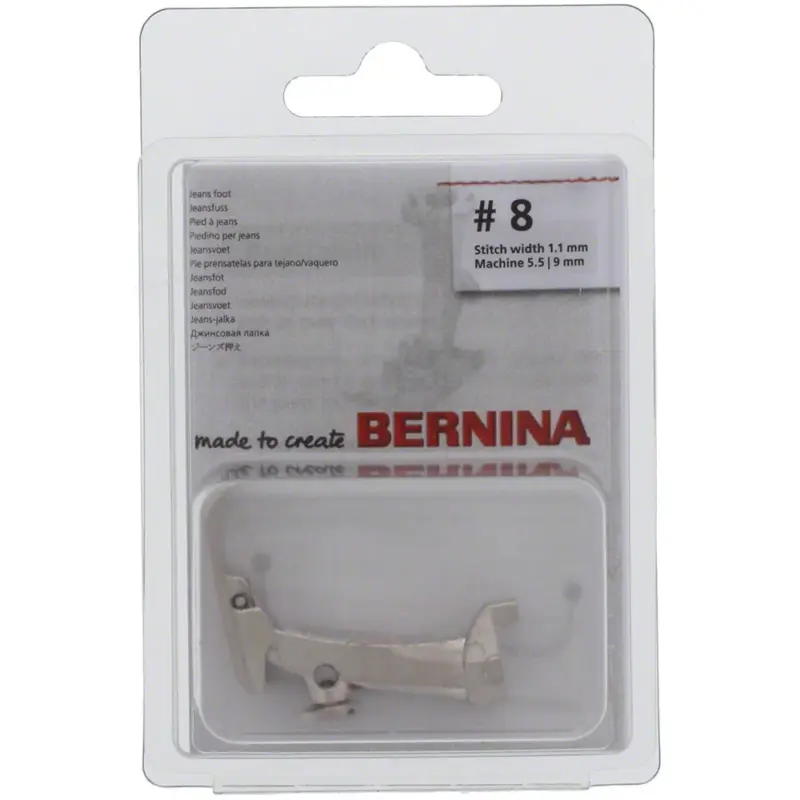 Advanced sewing functionality BERNINA #8 Jeans Foot with Slide online purchase