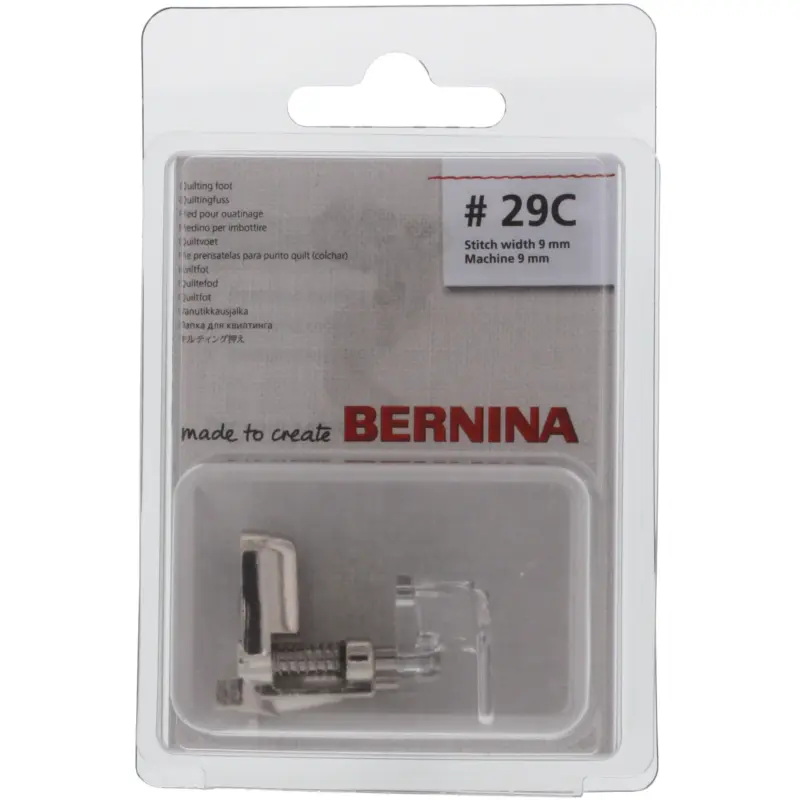 Quality BERNINA #29C Quilting Foot 9mm available for immediate order