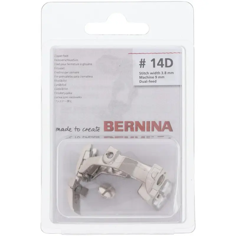 Quality BERNINA #14D Zipper Foot with Guide available for immediate order