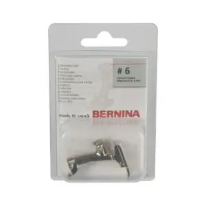 Professional embroidery with BERNINA #6 Embroidery Foot with Slide available